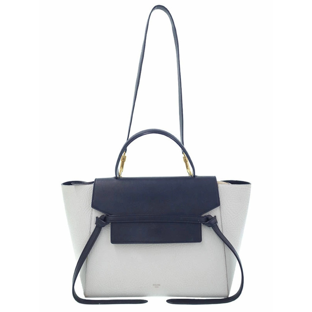 Celine Belt Bag 2way Crossbody Grained Calfskin Leather